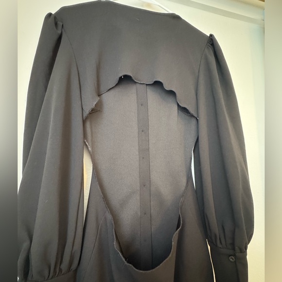 Lovers and Friends Black Open Back Mini Dress- Small - Picture 8 of 9